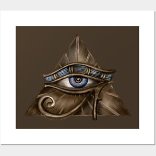 Egyptian Eye of Horus - Wadjet Digital Art Posters and Art